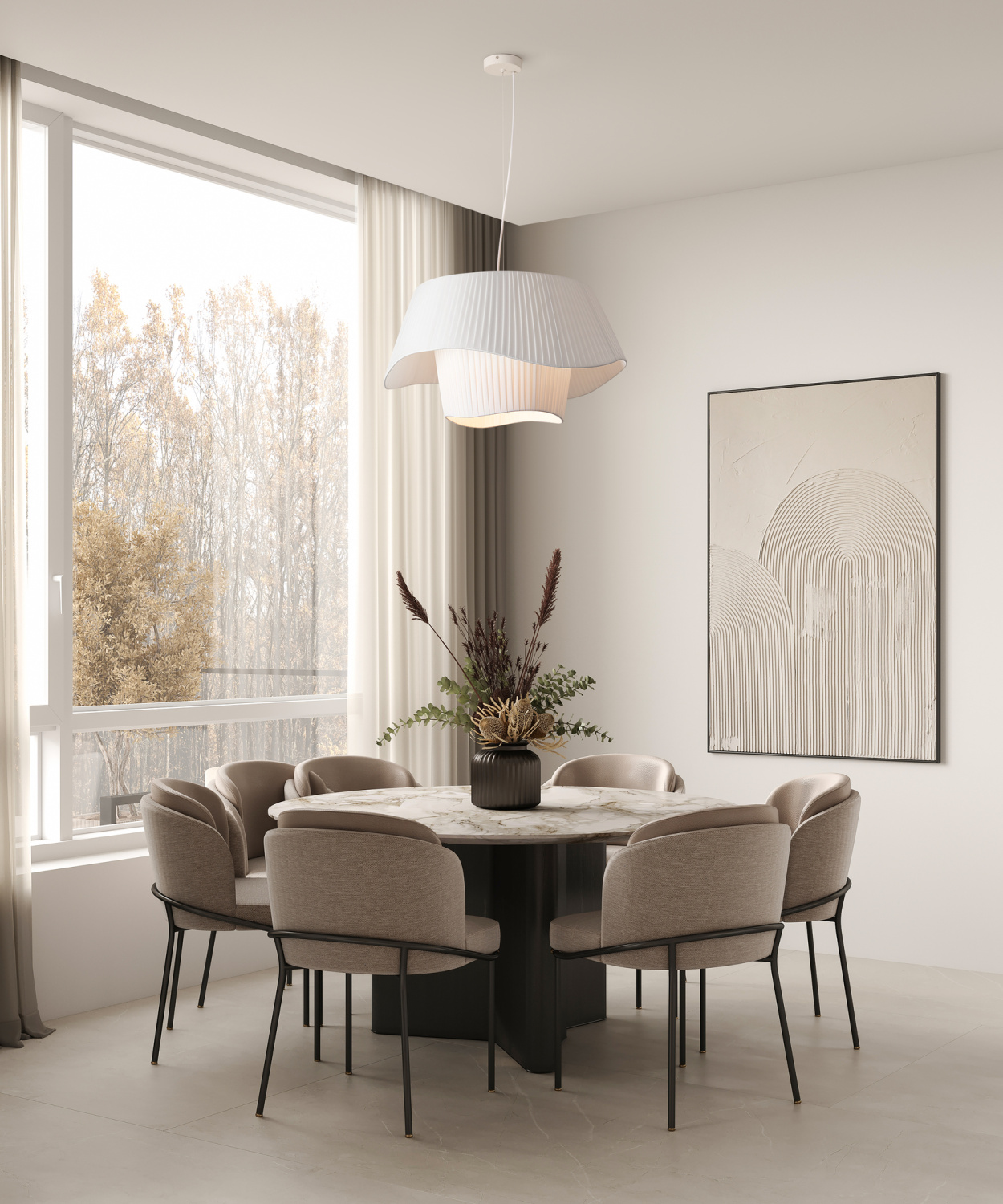 Freya Classic Air Подвесной светильник цвет: белый FR2044PL-03W