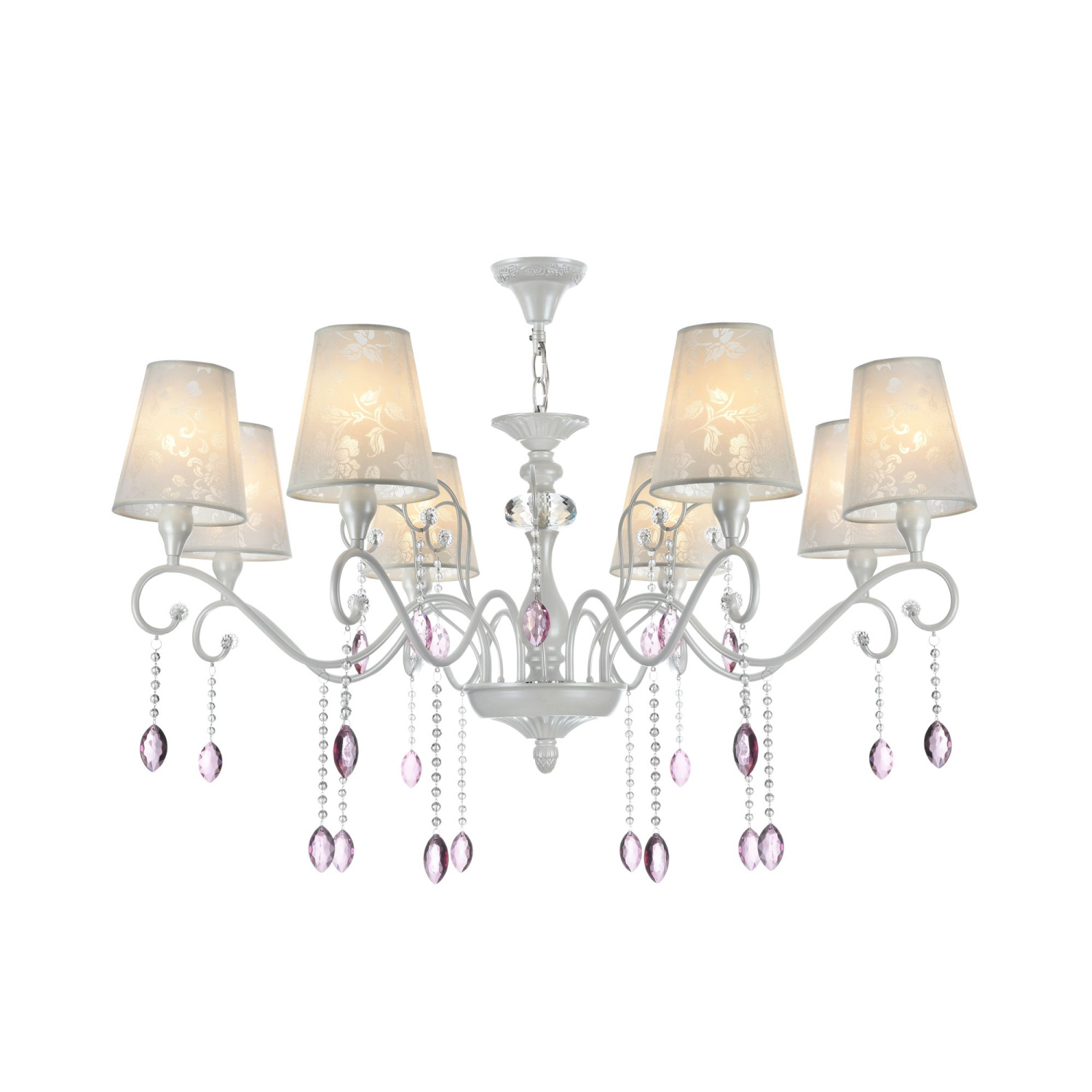 Freya Classic Adelaide Люстра цвет: жемчужный белый FR2306-PL-08-W