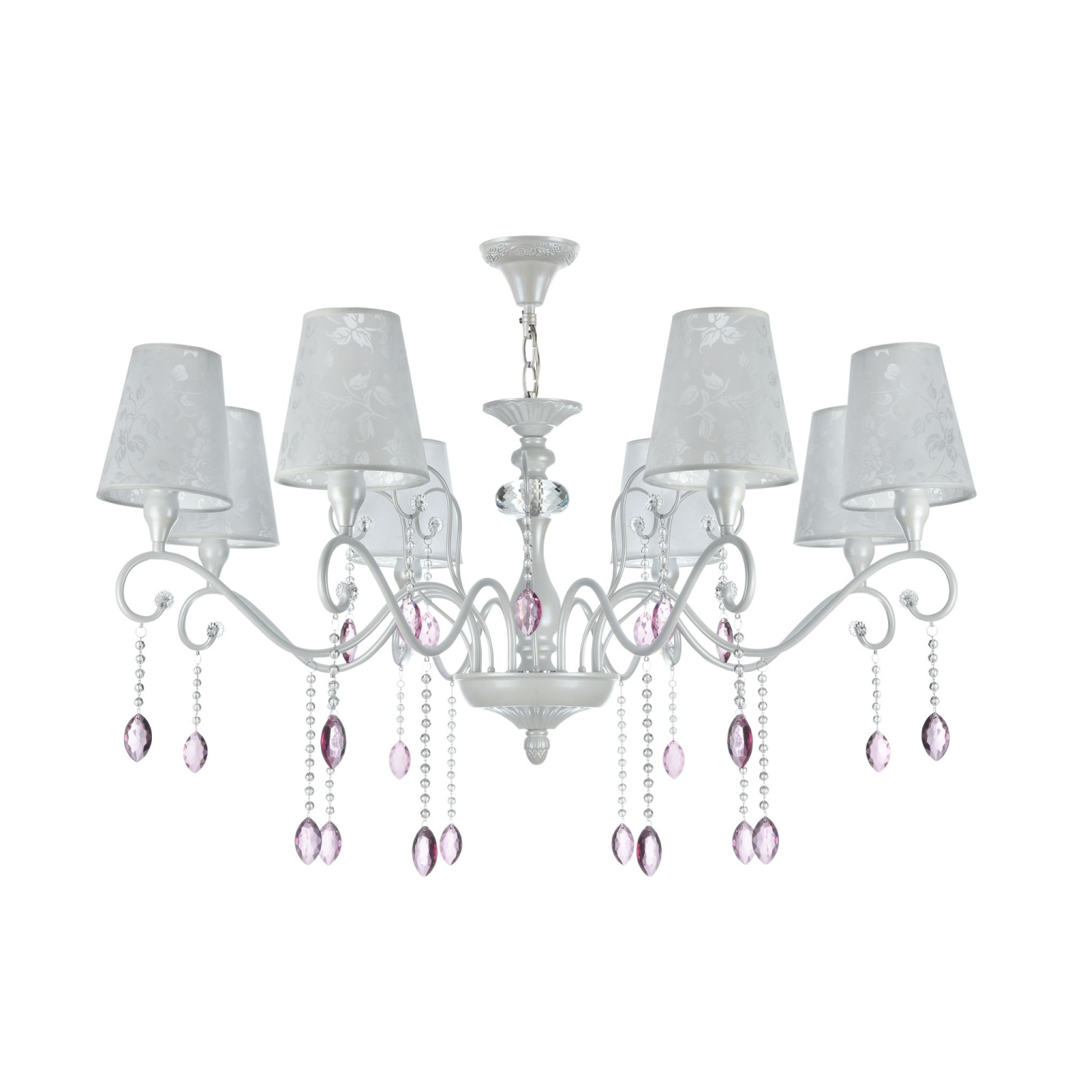 Freya Classic Adelaide Люстра цвет: жемчужный белый FR2306-PL-08-W