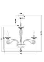 Maytoni Classic Acqua Люстра цвет: прозрачный DIA010PL-10TR