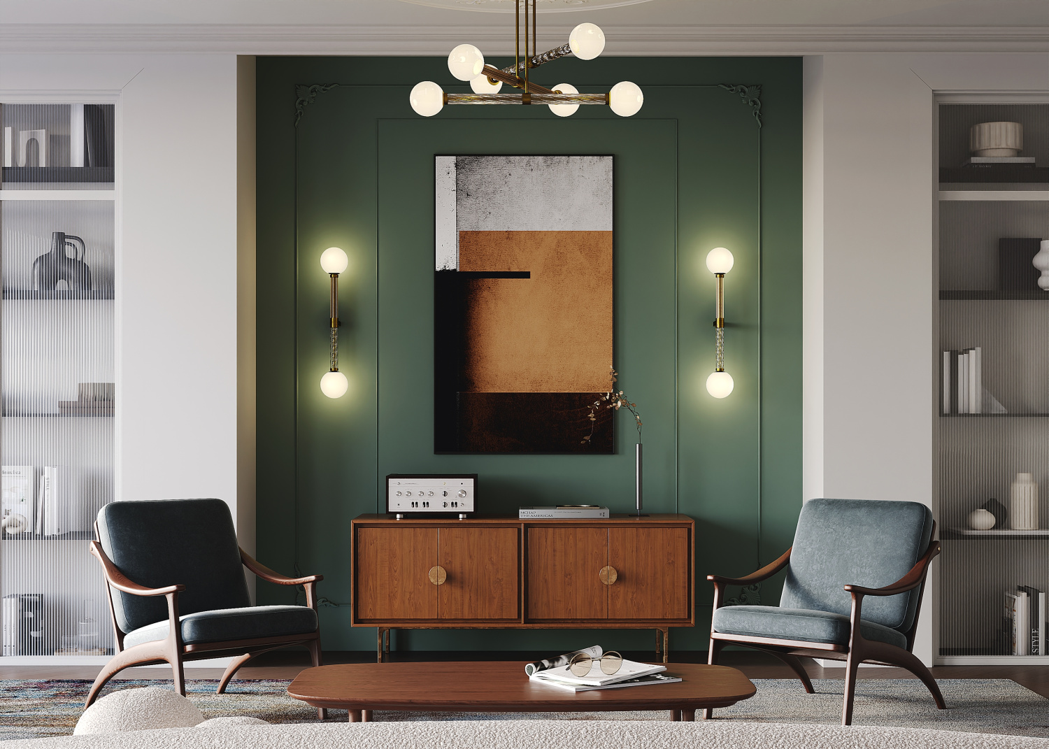 Maytoni Modern Teatro Настенный светильник (бра) цвет: латунь MOD287WL-02BS