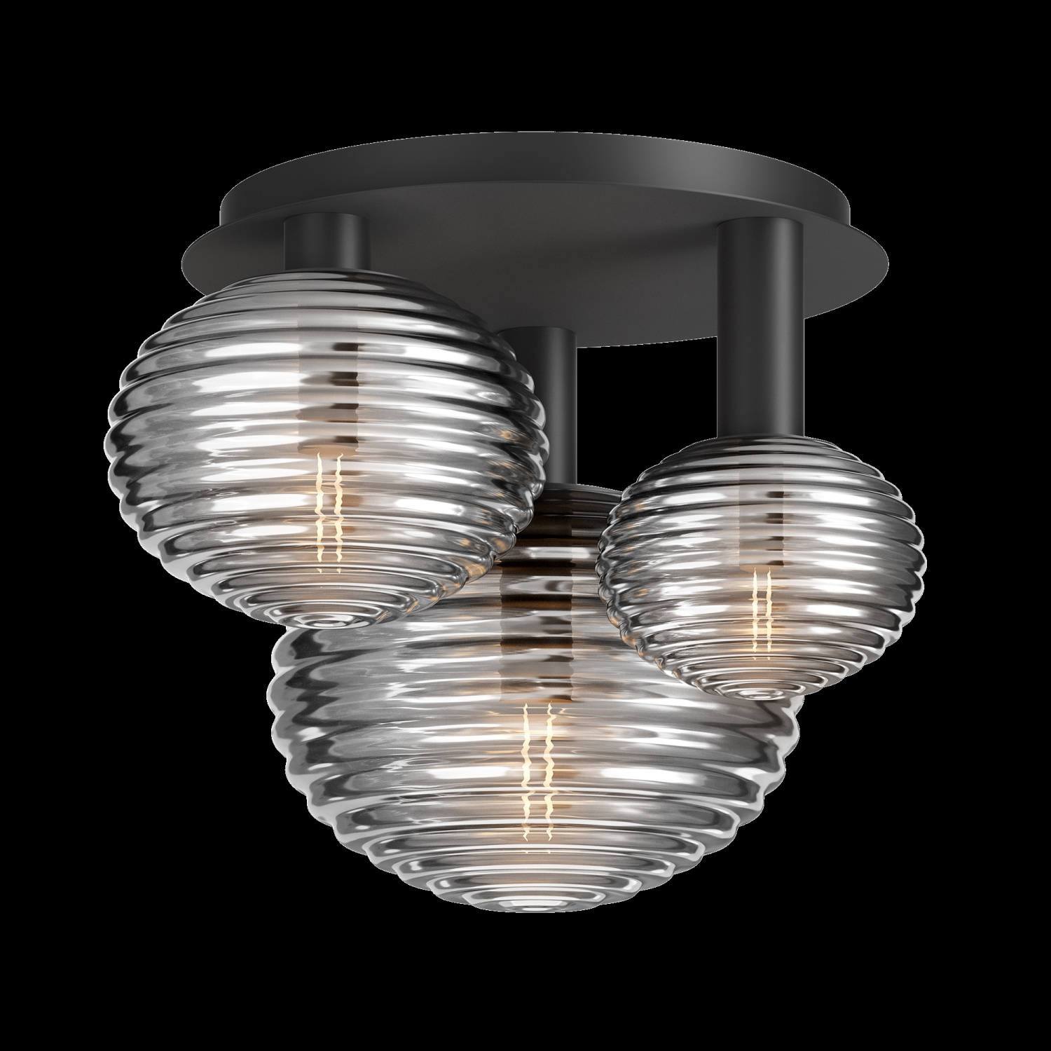 Maytoni Modern Reels Потолочный светильник цвет: черный MOD268CL-03B