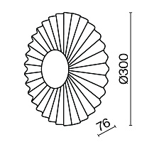 Maytoni Modern Fiore Настенный светильник (бра) цвет: латунь MOD233WL-L11BS3K