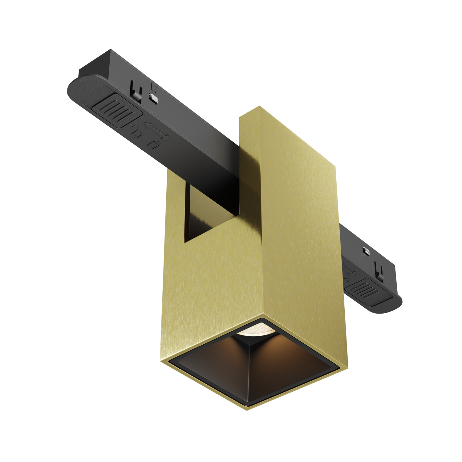 Maytoni Technical Alfa Трековый светильник цвет: латунь TR121-2-7W3K-BS