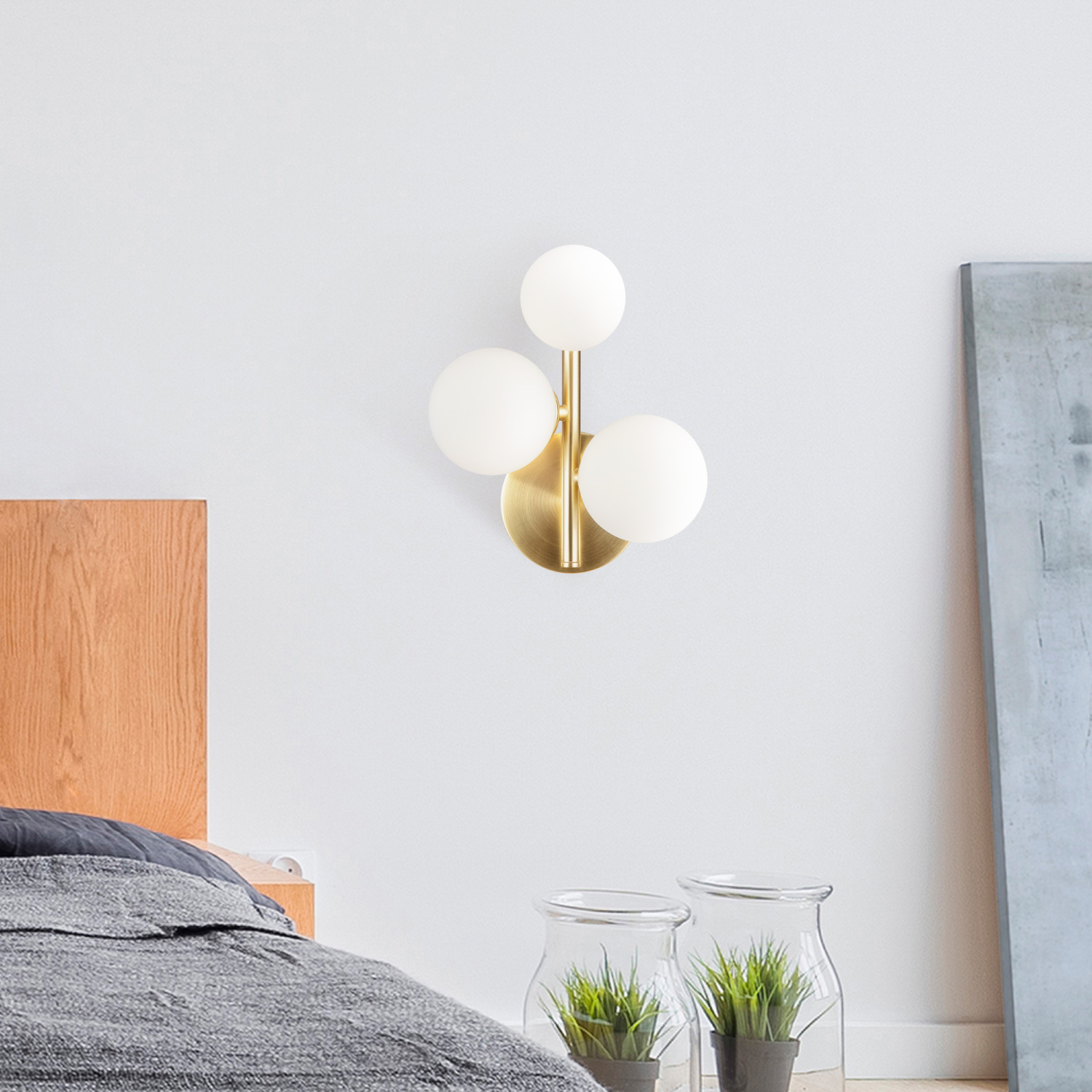 Maytoni Modern Dallas Настенный светильник (бра) цвет: золото MOD545WL-03BS