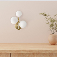 Maytoni Modern Dallas Настенный светильник (бра) цвет: золото MOD545WL-03BS