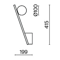 Maytoni Modern Kazimir Настенный светильник (бра) цвет: золото MOD175WL-01G