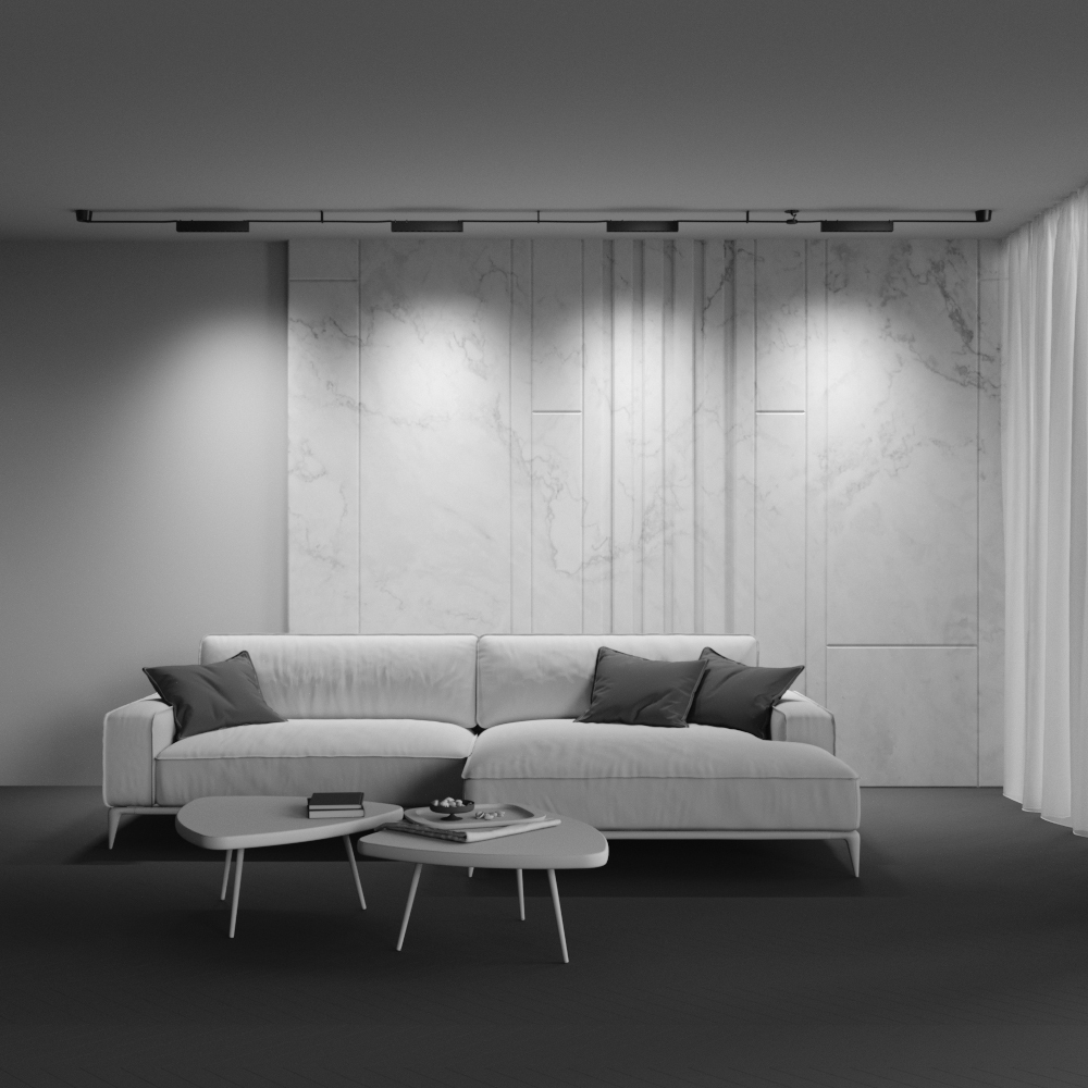 Maytoni Technical Points Подвесной светильник цвет: черный TR128B-12W3K-M-B