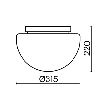 Maytoni Modern Glassy Потолочный светильник цвет: золото MOD270CL-01G