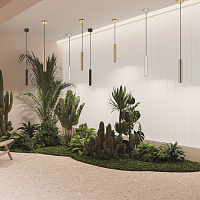 Maytoni Modern Pro Focus Подвесной светильник цвет: латунь MOD161PL-01BS1