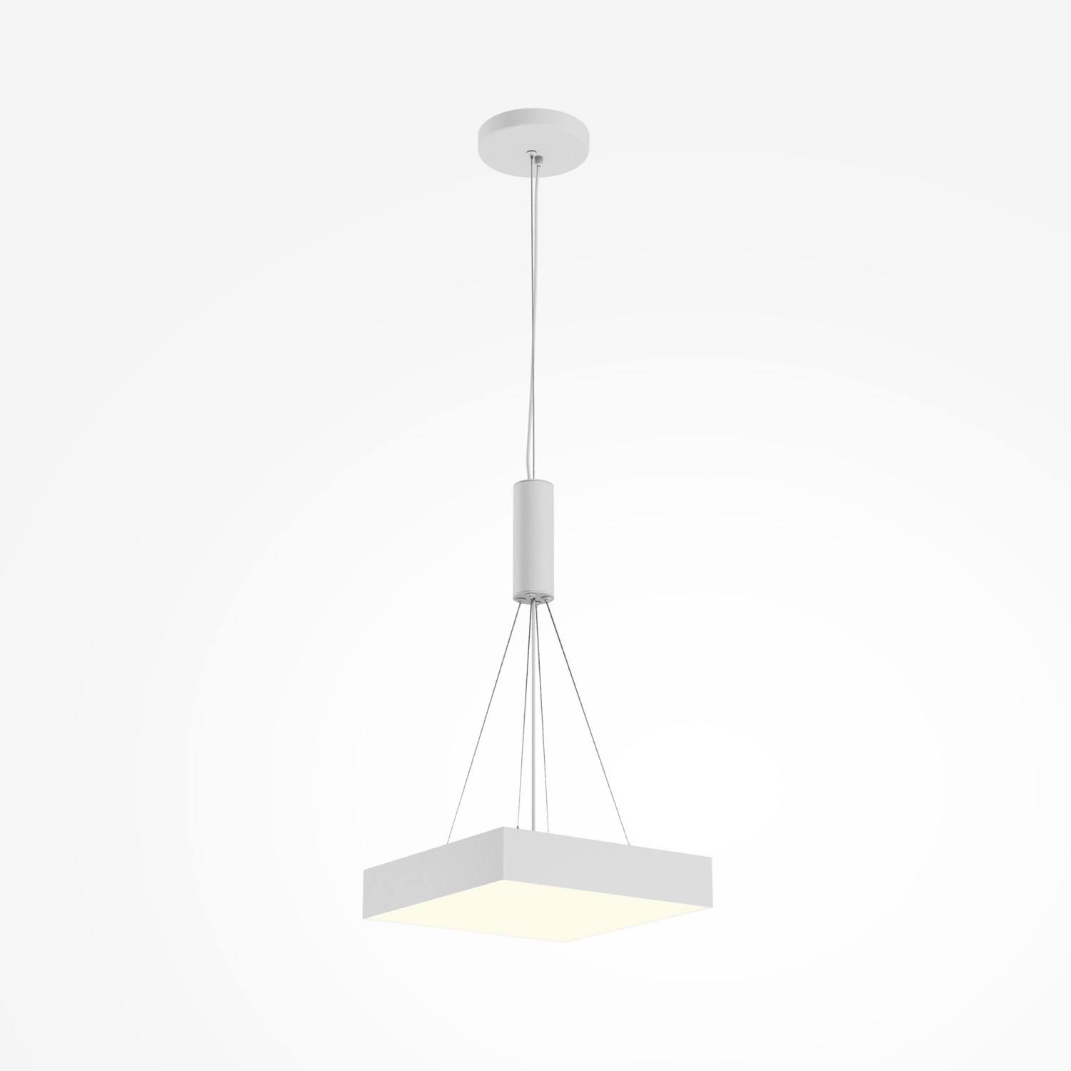 Maytoni Technical Zon Потолочный светильник цвет: белый C032CL-36W3K-SQ-W