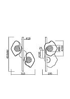 Maytoni Modern Miracle Настенный светильник (бра) цвет: латунь MOD207WL-02BS