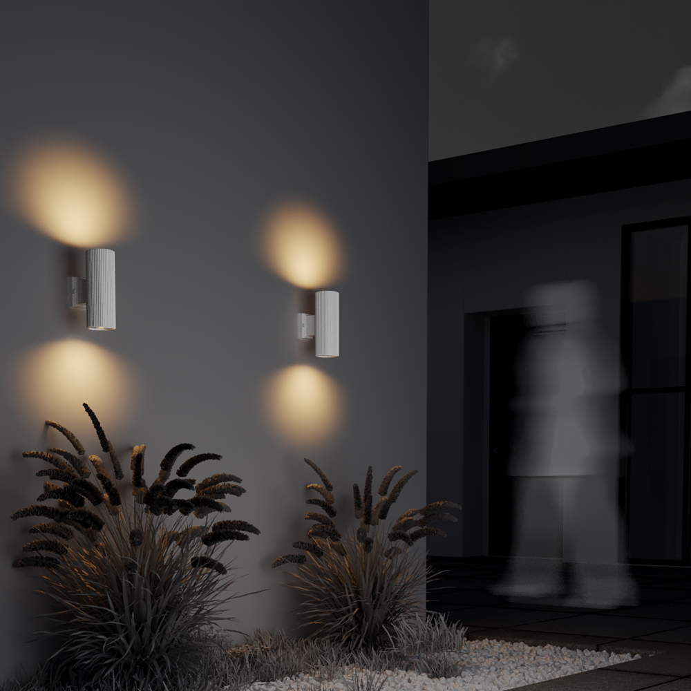 Maytoni Outdoor Rando Настенный светильник (бра) цвет: белый O419WL-02W