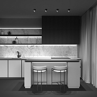 Maytoni Technical Orlo Потолочный светильник цвет: черный C085CL-9W3K-B