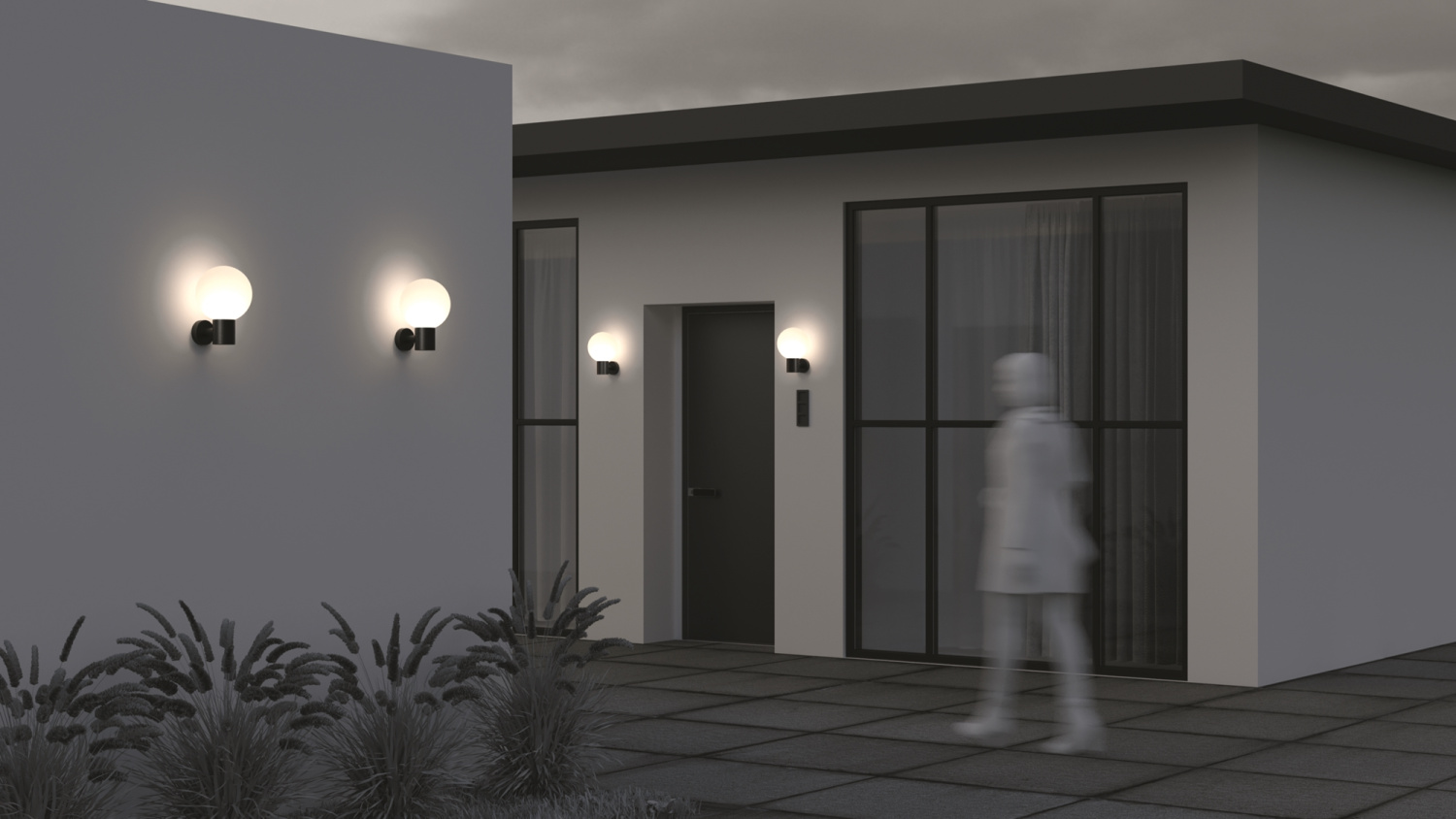 Maytoni Outdoor Bold Настенный светильник (бра) цвет: черный O598WL-01B