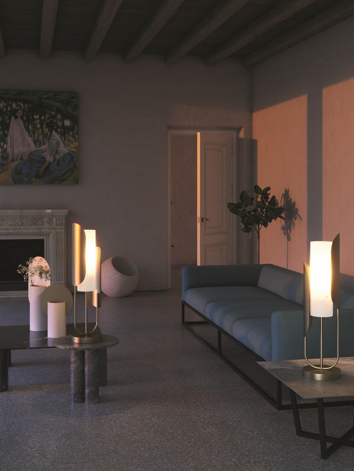 Maytoni Modern Сipresso Настольный светильник цвет: золото Z014TL-01G