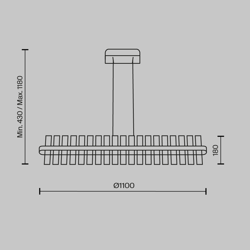 Maytoni Modern Mirage Подвесной светильник цвет: латунь MOD173PL-L48BS3K