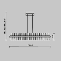 Maytoni Modern Mirage Подвесной светильник цвет: латунь MOD173PL-L48BS3K