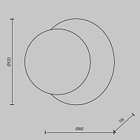 Maytoni Modern Ambre Настенный светильник (бра) цвет: латунь MOD331WL-L3BS3K