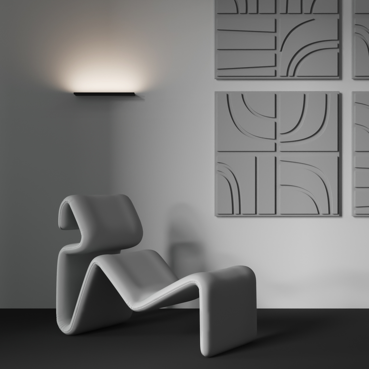 Maytoni Modern Shine Подсветка цвет: черный C033WL-L12B3K