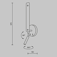 Maytoni Modern Combo Настенный светильник (бра) цвет: белый MOD214WL-L8W3K