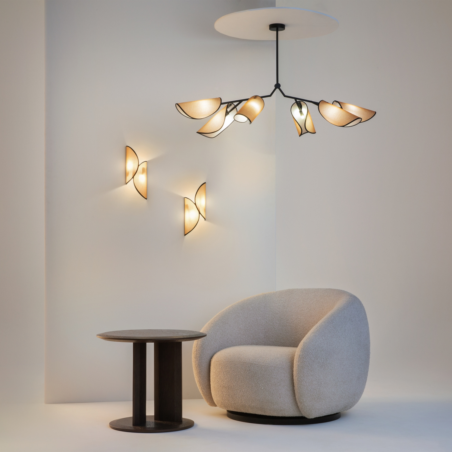 Maytoni Modern Organic Подвесной светильник цвет: черный MOD225PL-06B