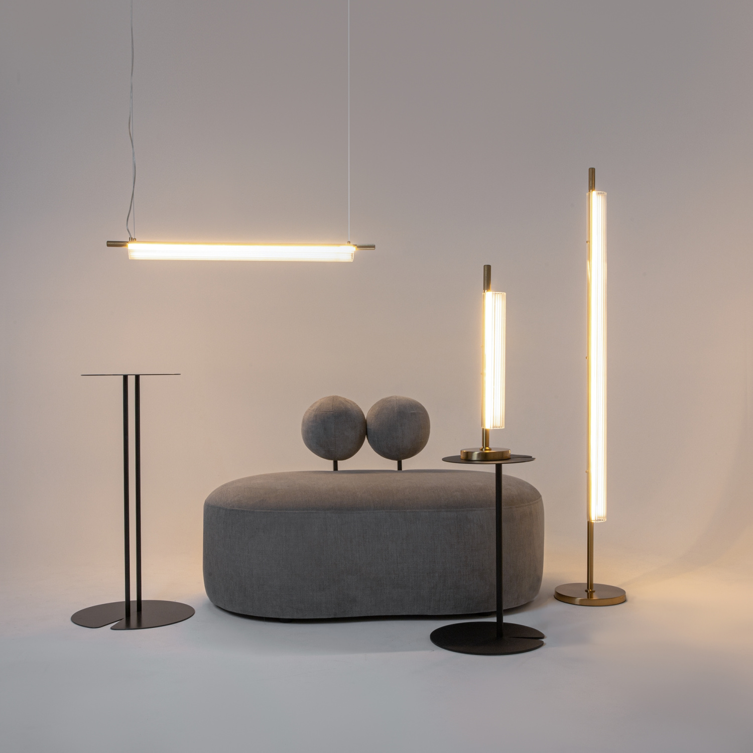 Maytoni Modern Loom Напольный светильник (торшер) цвет: латунь MOD258FL-L15BS3K