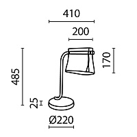 Maytoni Modern Cabaret Настольный светильник цвет: латунь MOD170TL-L8BS3K
