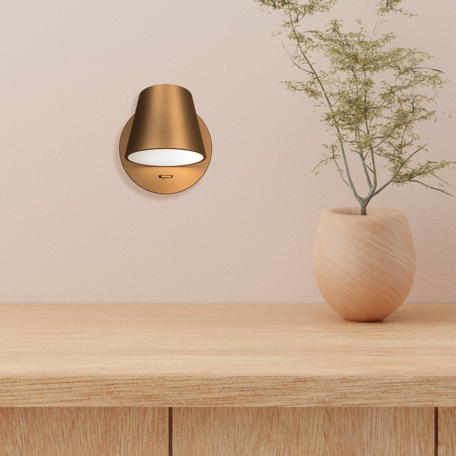 Maytoni Modern Pixel Настенный светильник (бра) цвет: латунь MOD421WL-L6BS3K