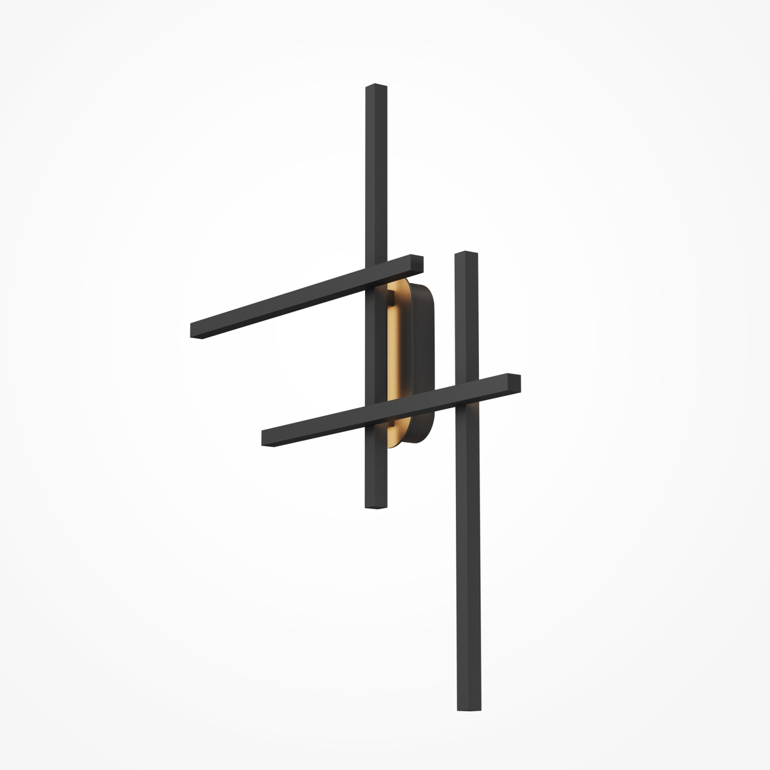 Maytoni Modern Halo Настенный светильник (бра) цвет: черный MOD248WL-L24BK