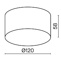 Maytoni Outdoor Zon IP Потолочный светильник цвет: черный O430CL-L15B3K