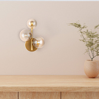 Maytoni Modern Dallas Настенный светильник (бра) цвет: золото MOD545WL-03G