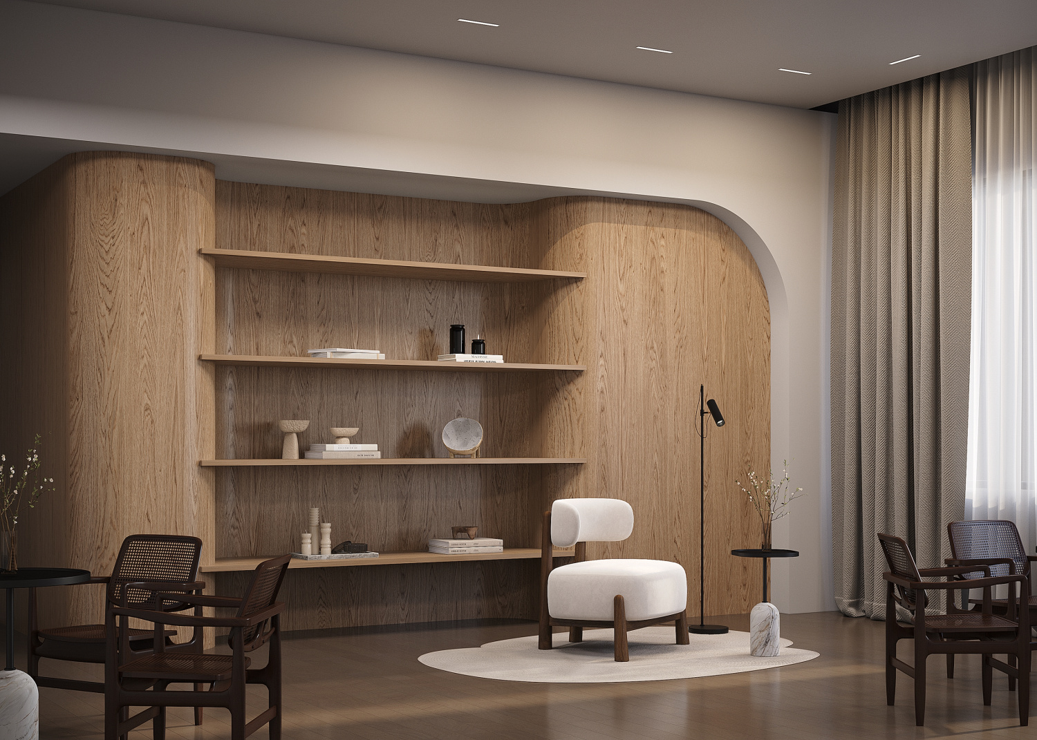 Maytoni Technical Basis Встраиваемый светильник цвет: белый DL066-12W3-6K-W