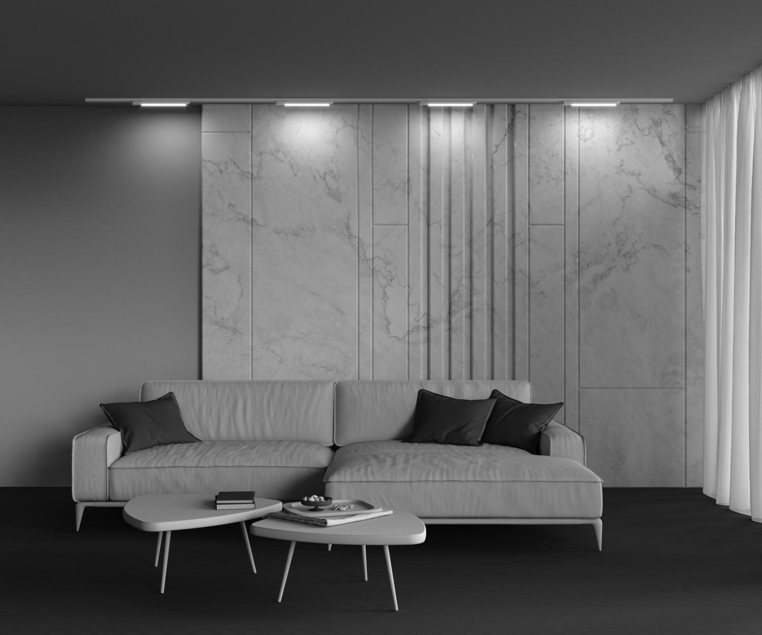 Maytoni Technical Basis Трековый светильник цвет: белый TR000-1-12W4K-W