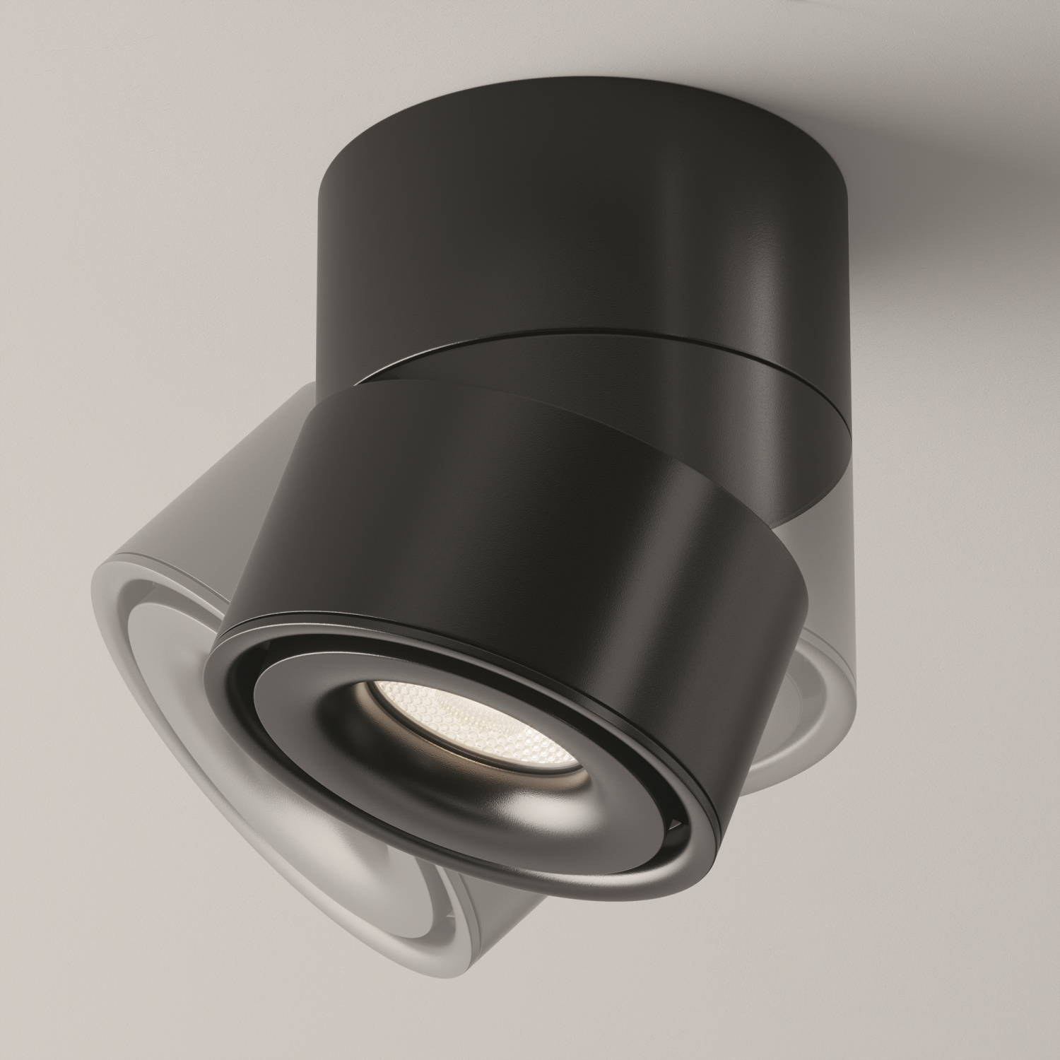 Maytoni Technical Yin Потолочный светильник цвет: черный C084CL-15W4K-D-B