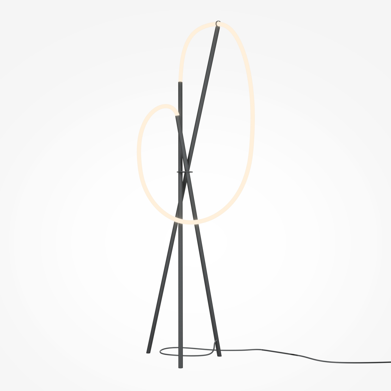 Maytoni Modern Crochet Напольный светильник (торшер) цвет: черный MOD369FL-L36B3K