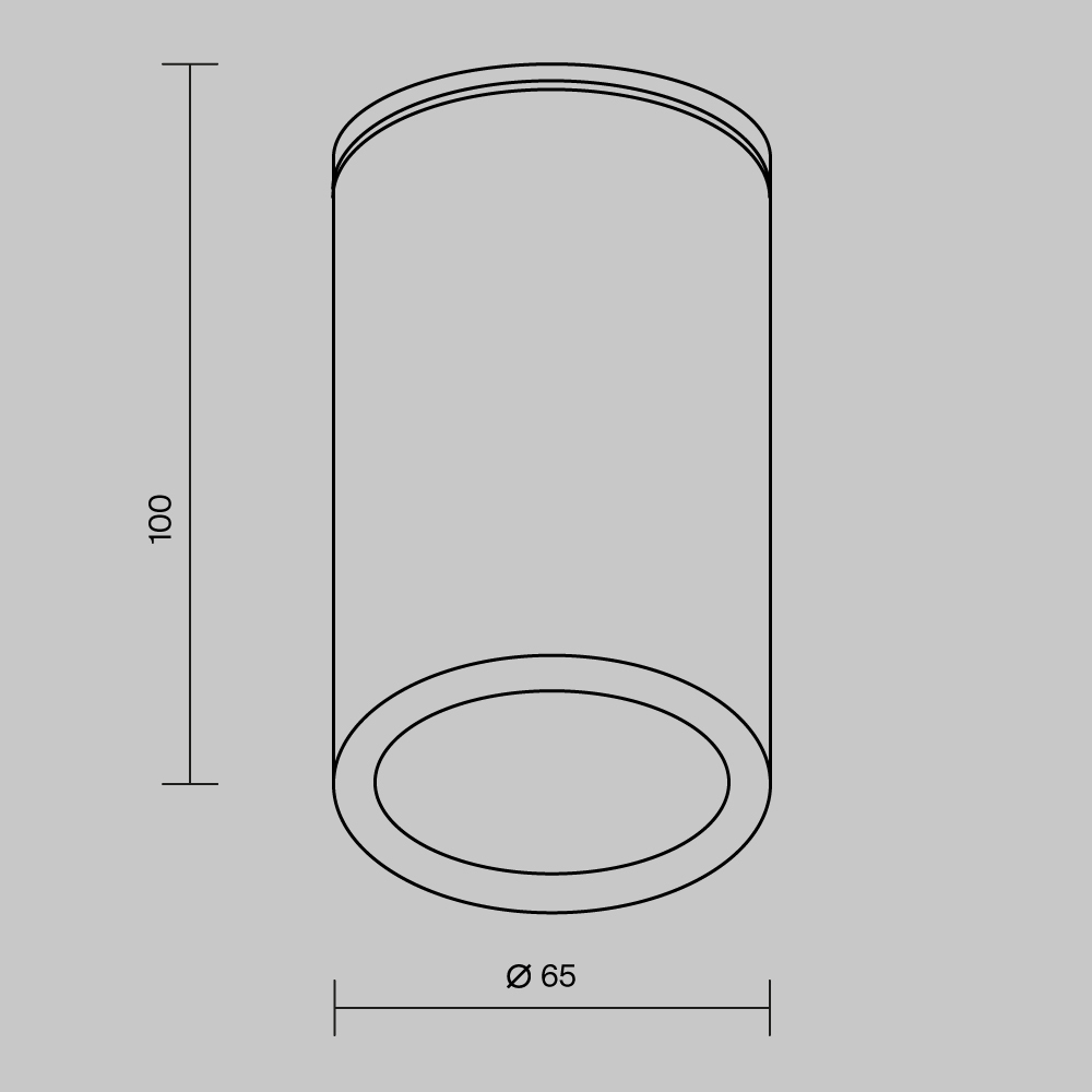 Maytoni Outdoor Roll Потолочный светильник цвет: черный O307CL-01B