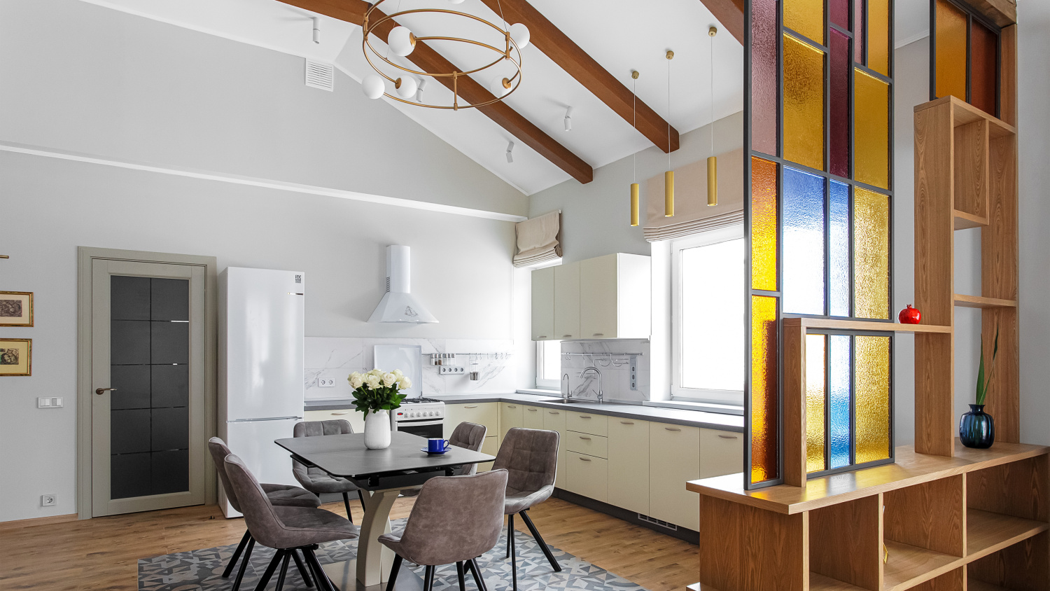 Maytoni Technical Focus LED Подвесной светильник цвет: латунь P072PL-L12W4K-BS