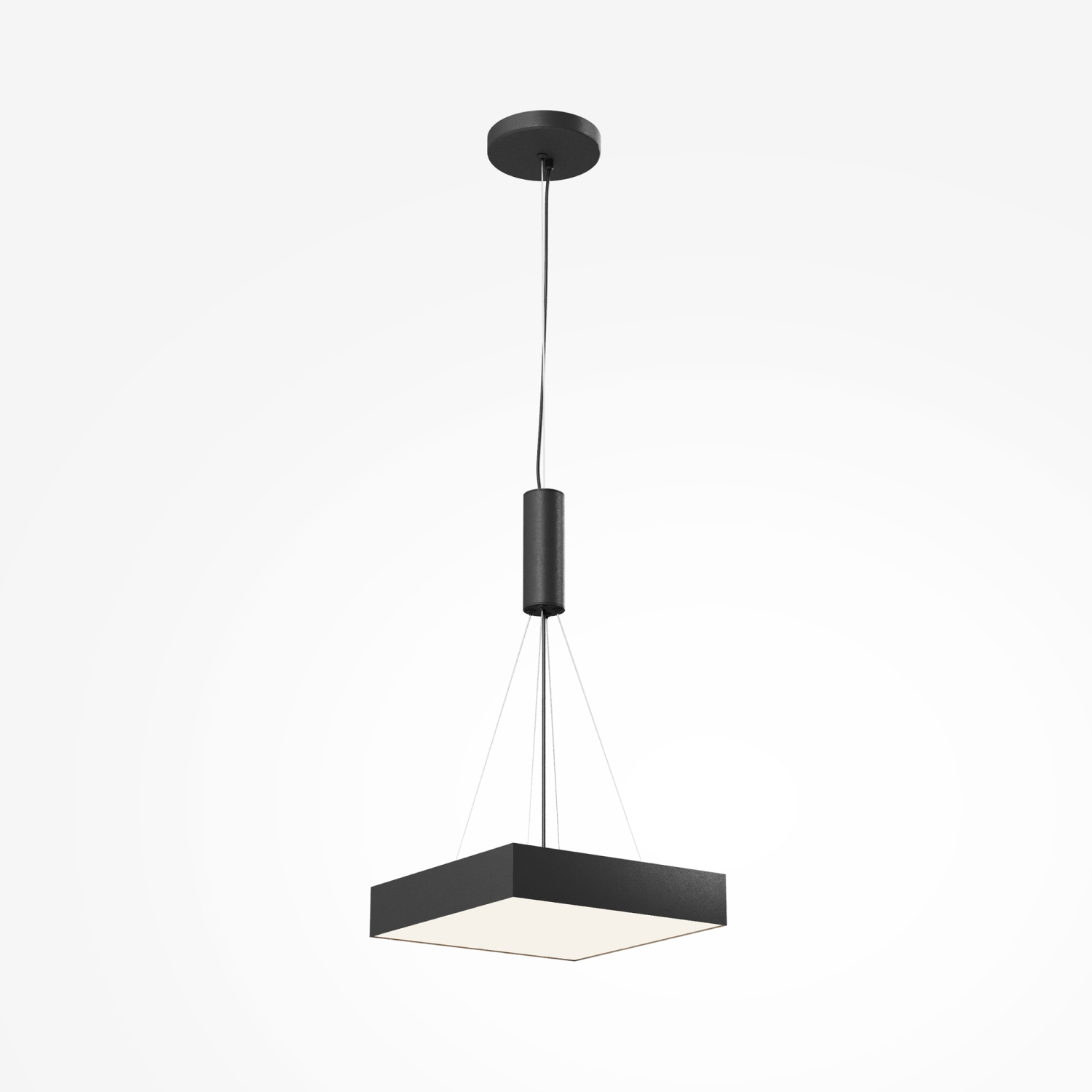 Maytoni Technical Zon Потолочный светильник цвет: черный C032CL-36W4K-SQ-B