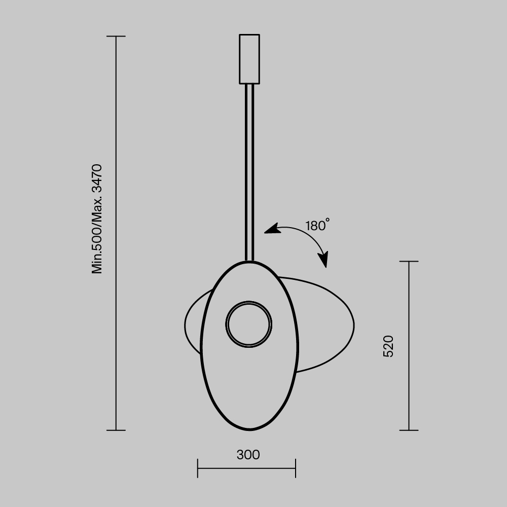 Maytoni Modern Evolution Подвесной светильник цвет: черный MOD396PL-L10W3K