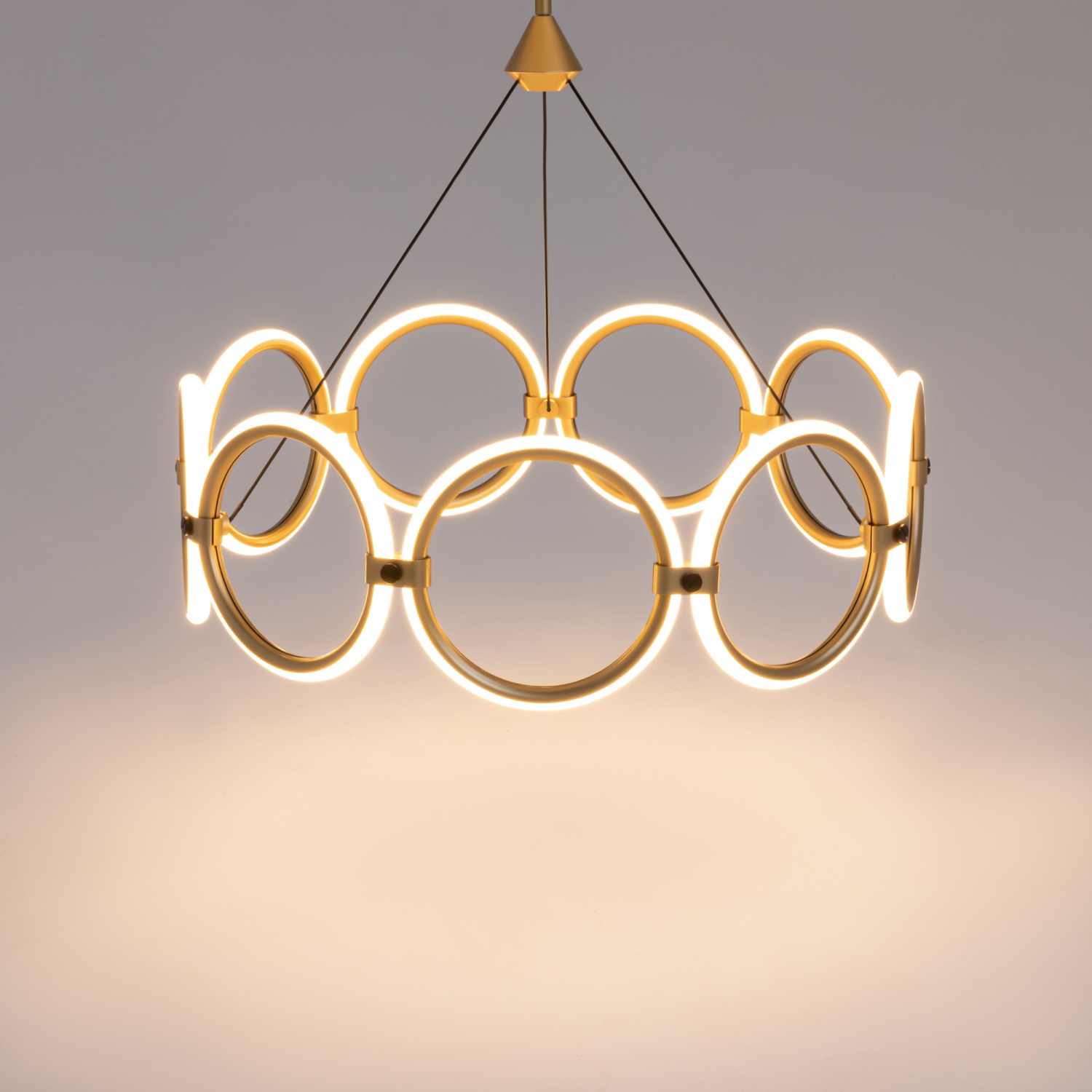 Maytoni Modern Link Подвесной светильник цвет: черный и латунь MOD357PL-L40BS3K