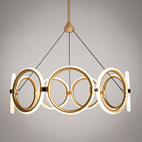 Maytoni Modern Link Подвесной светильник цвет: черный и латунь MOD357PL-L40BS3K