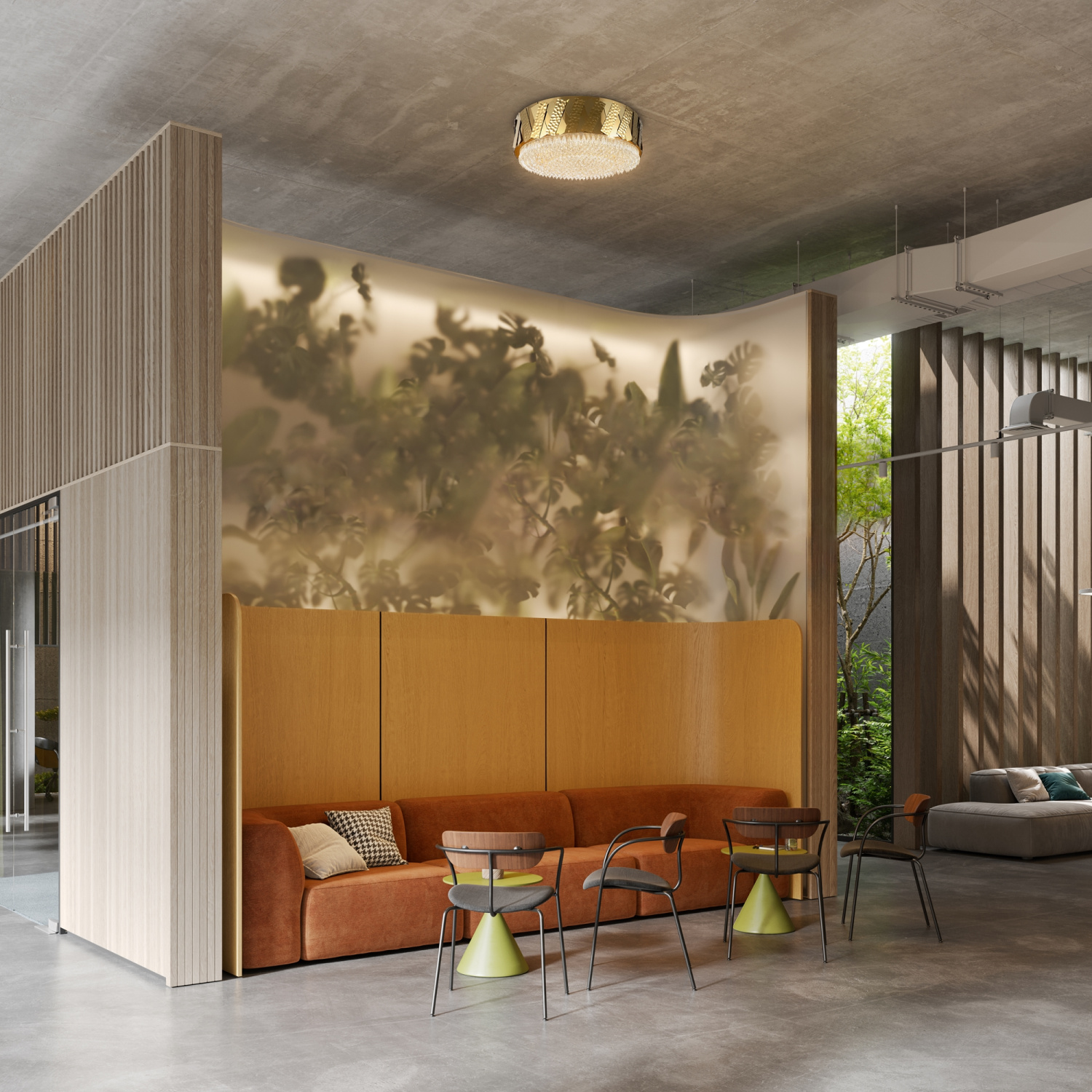 Maytoni Modern Artistico Потолочный светильник цвет: латунь MOD017CL-05BS