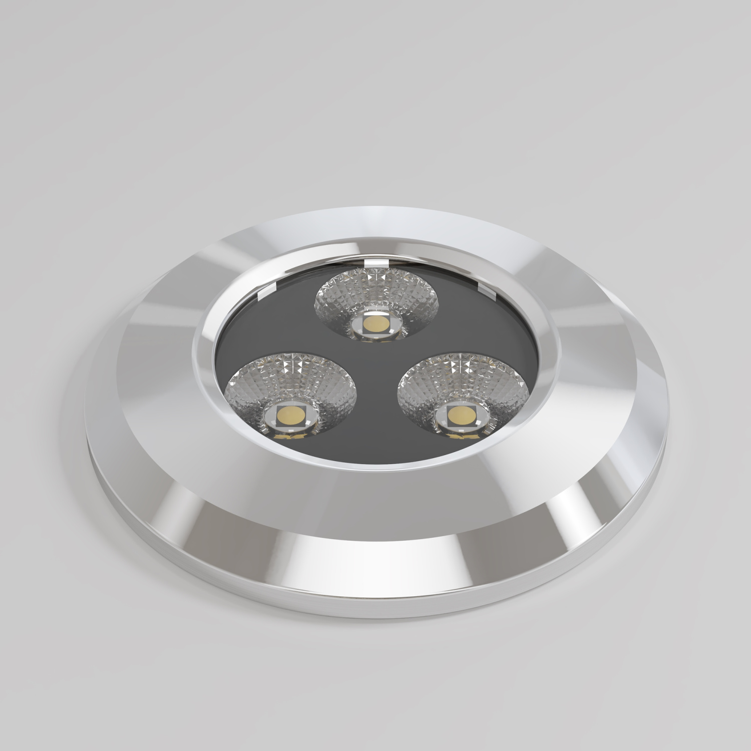 Maytoni Outdoor Flash Встраиваемый светильник цвет: серебро O044DL-L3S3K