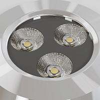 Maytoni Outdoor Flash Встраиваемый светильник цвет: серебро O044DL-L3S3K