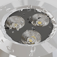 Maytoni Outdoor Flash Встраиваемый светильник цвет: серебро O044DL-L3S3K