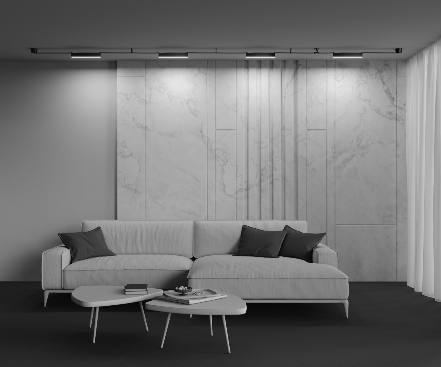 Maytoni Technical Basis Подвесной светильник цвет: черный TR129B-12W4K-B