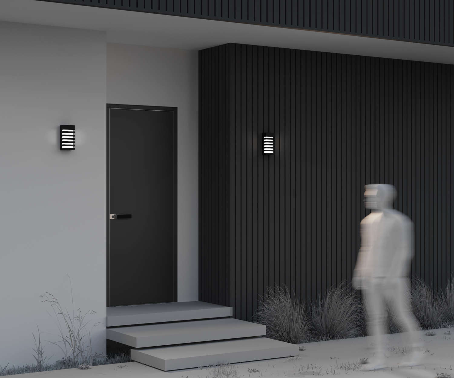 Maytoni Outdoor Remsa Настенный светильник (бра) цвет: черный O034WL-01B