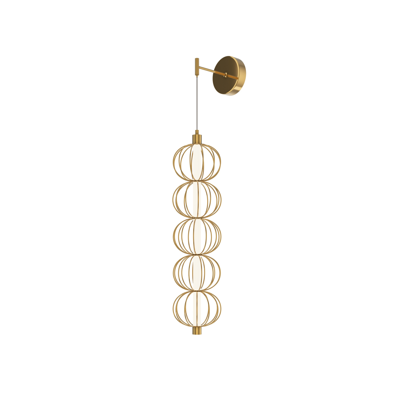 Maytoni Modern Golden Cage Настенный светильник (бра) цвет: золото MOD216WL-L10G3K