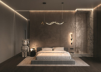 Maytoni Modern Tau Подвесной светильник цвет: черный и золото MOD166PL-L30GB3K